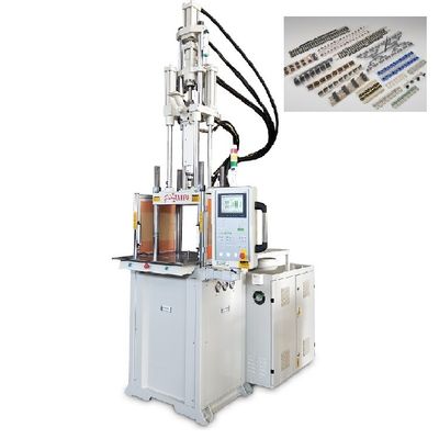 Máquina de moldeo por inyección de plástico vertical de alta precisión para diferentes conectores