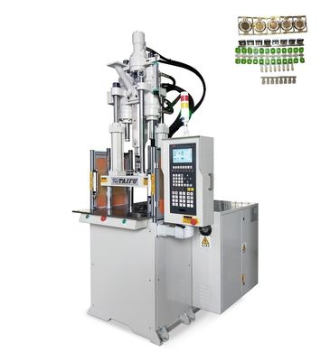 Máquina de moldeo por inyección vertical estándar de 55 toneladas para conectores de PVC