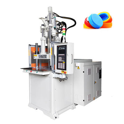 Máquina de moldeo por inyección vertical de una sola diapositiva de 85 toneladas para la fabricación de adhesivos de envoltura de tornillo