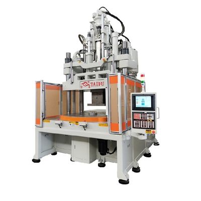 Máquina de moldeo por inyección rotativa vertical de 120 toneladas con banco de trabajo bajo con certificado CE