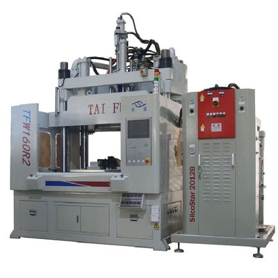 Máquina de moldeo por inyección rotativa vertical de silicona LSR de 160 toneladas