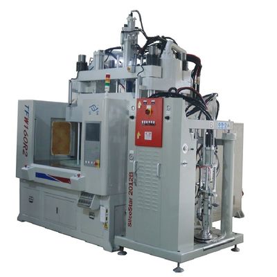 Máquina de moldeo por inyección rotativa vertical de silicona LSR de 160 toneladas