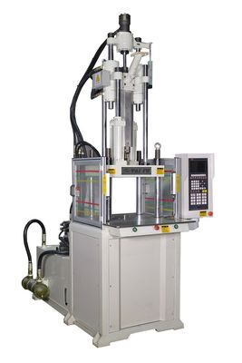 Máquina de moldeado por inyección de plástico vertical con manijas de cubo 55 toneladas