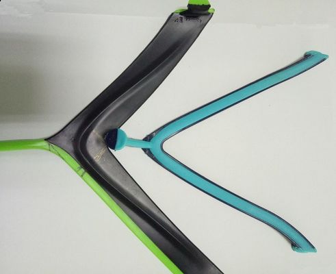 Máquina de moldeo por inyección vertical de doble color de 170 toneladas para correas de solapa