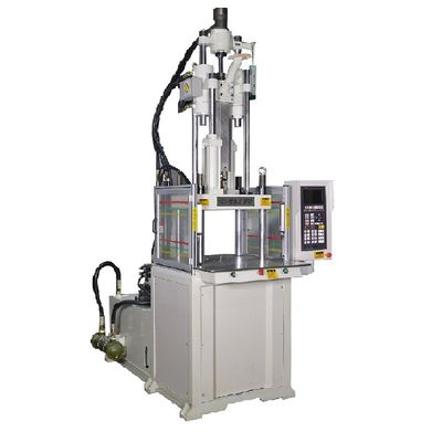 Máquina de moldeo por inyección de plástico vertical de 55 toneladas para manija antideslizante de plástico de cubo