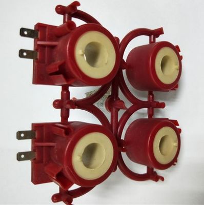 Máquina de moldeo por inyección de mesa rotativa vertical de 85 toneladas utilizada para el conector RCA