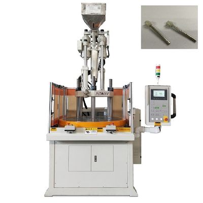 Máquina de moldeo por inyección rotativa vertical de 55 toneladas