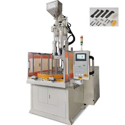 Máquina de moldeo por inyección de plástico rotativo vertical de 55 toneladas
