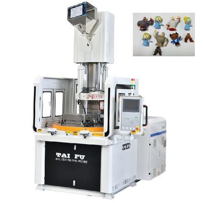 Máquina de moldeado por inyección de mesa de plástico rotativo vertical de 85 toneladas utilizada para juguetes