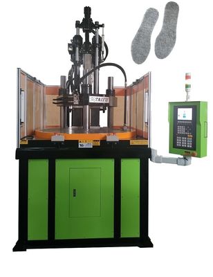 Máquina de moldeo por inyección de suela de zapatos de mesa rotativa vertical 120 toneladas
