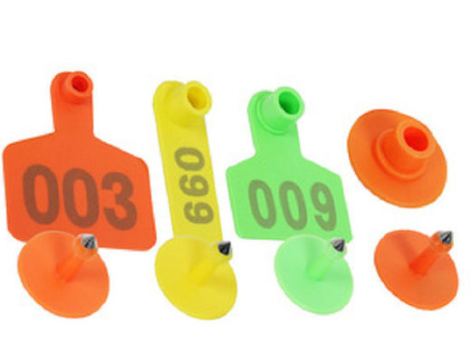 Máquina de moldeo por inyección de mesa de plástico rotativo vertical de 85 toneladas utilizada para etiquetas de orejas de animales