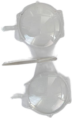 Máquina de moldeo por inyección vertical de alta precisión utilizada para cubrir las lentes de los faros de los automóviles