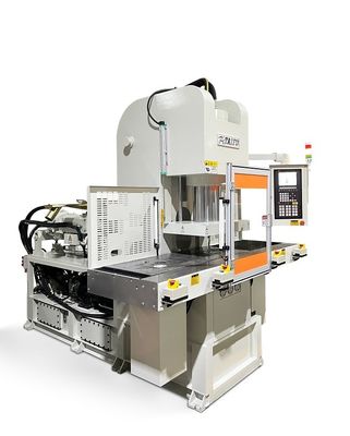 Máquina de moldeo por inyección vertical con doble deslizamiento de 85 toneladas