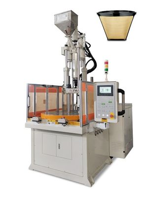 Máquina de moldear filtros de café de plástico de 55 toneladas Máquina de moldear vertical
