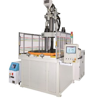 Máquina de moldeo por inyección de mesa giratoria de bakelita vertical de 55 toneladas utilizada para placas de circuito