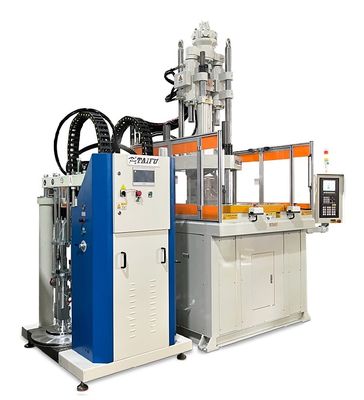 Máquina de moldeo por inyección de silicona líquida vertical LSR utilizada para el anillo de sellado de la olla