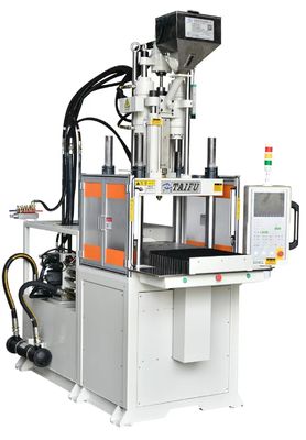 Máquina de moldeo por inyección de una sola diapositiva vertical de 55 toneladas para colgantes de plástico