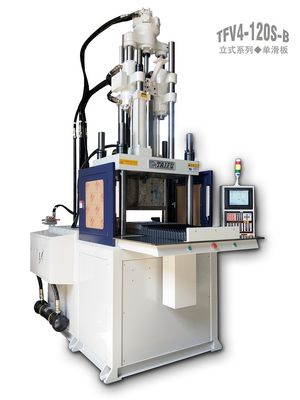 Máquina de moldeo por inyección de alta calidad y eficiencia de 120 toneladas vertical de una sola diapositiva utilizada para piezas de repuesto de bujías