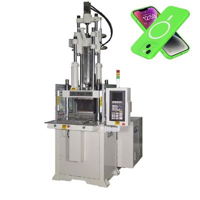 85 toneladas Máquina de moldeo por inyección vertical de una sola diapositiva para caja de teléfono de silicona