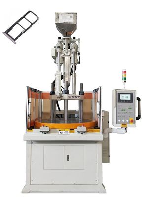 Máquina de fabricación de ranuras para soportes de tarjetas SIM de alta eficiencia de 55 toneladas Máquina de moldeo vertical