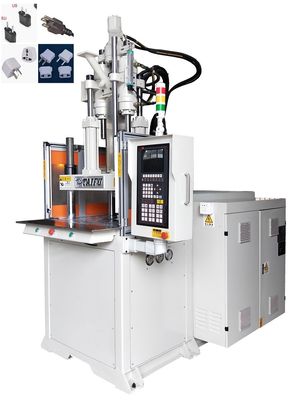 Máquina de moldeo por inyección de productos plásticos verticales de 85 toneladas de alto rendimiento para enchufes