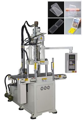 Máquina de moldeo por inyección vertical de doble deslizamiento de 55 toneladas para fabricación de precisión