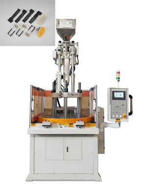 Máquina de moldeado por inyección vertical rotativa de 55 toneladas para la ranura del contenedor de la bandeja de la tarjeta SIM