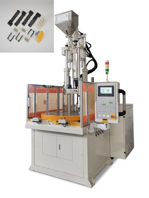 Máquina de moldeado por inyección vertical rotativa de 55 toneladas para la ranura del contenedor de la bandeja de la tarjeta SIM
