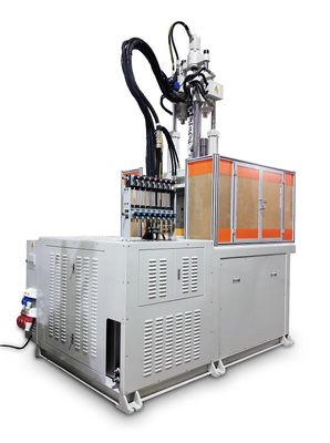 Máquina de moldeo por inyección vertical rotativa de alta eficiencia de 120 toneladas