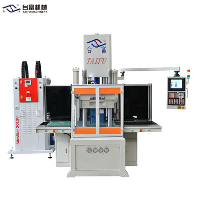 Máquina de fabricación de tapas de silicona líquida de doble deslizamiento de tipo freno