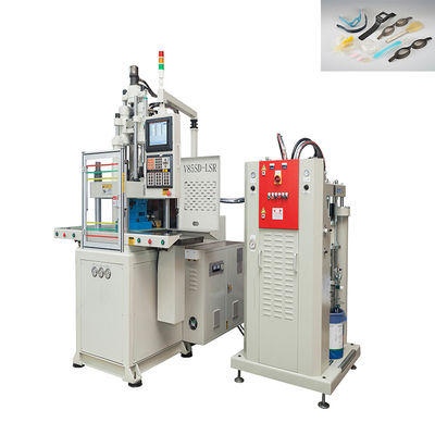 Máquina de moldeo por inyección vertical LSR de doble deslizamiento de 85 toneladas utilizada para cinta de silicona