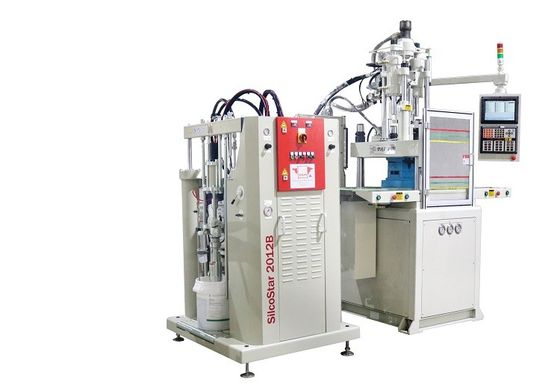 Máquina de moldeo por inyección vertical LSR de doble deslizamiento de 85 toneladas utilizada para cinta de silicona