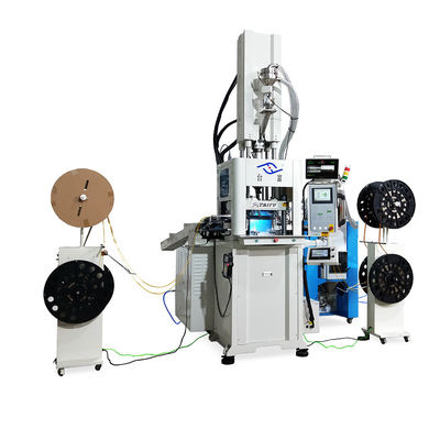 Máquina de moldeo por inyección vertical de alta precisión y alta velocidad para fabricar conectores