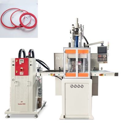 Máquina de moldeo por inyección vertical de silicona para anillos de silicona