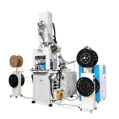 Máquina de moldeo por inyección vertical de alta velocidad de 55 toneladas para fabricar terminales de conectores