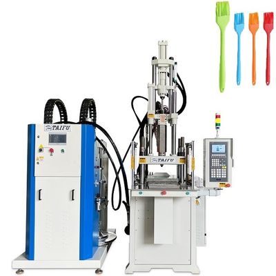 Máquina de inyección vertical de silicona de 55 toneladas LSR utilizada para el cepillo de pastelería de silicona