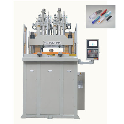Máquina de moldeado por inyección vertical de dos colores de 120 toneladas para fabricar mangos