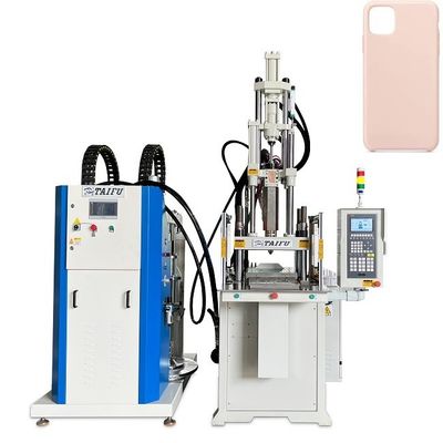 Máquina de inyección de silicona LSR vertical utilizada para el estuche de teléfono móvil de silicona
