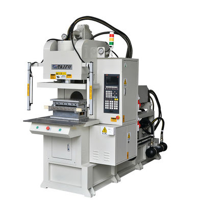 Máquina de moldeo por inyección vertical de tipo C de 55 toneladas para la fabricación de enchufes