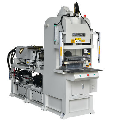 Máquina de moldeo por inyección vertical de tipo C de 55 toneladas para la fabricación de enchufes