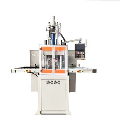 Máquina de moldeo por inyección de plástico vertical de 120 toneladas para inserción roscada con doble deslizamiento