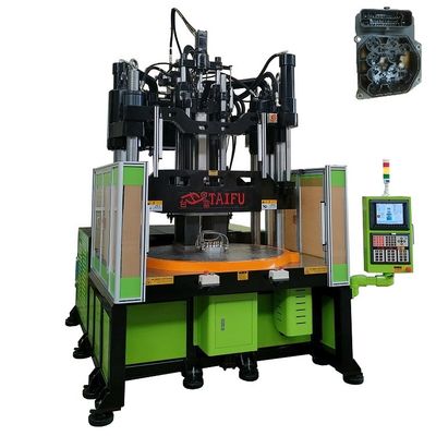 Máquina de moldeo por inyección vertical de mesa de bajo rendimiento para la fabricación de módulos de control ABS