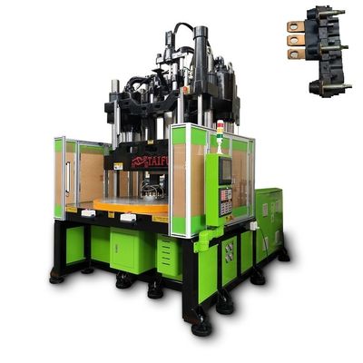 Máquina de moldeado por inyección vertical de tabla de bajo rendimiento para hacer bloques de terminales