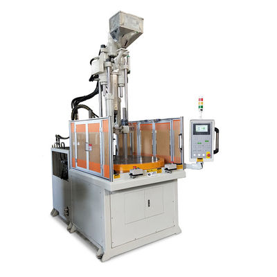 Máquina de moldeo por inyección vertical rotativa de 55 toneladas para la fabricación de piezas de cuerno