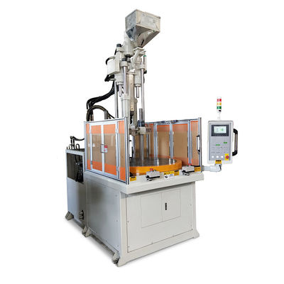 Máquina de moldeo por inyección de plástico rotativo vertical de 55 toneladas para fabricar fundas telefónicas