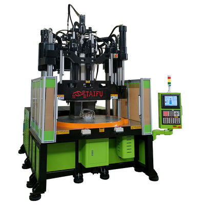 Máquina de moldeado por inyección vertical de 120 toneladas de tabla giratoria de banco de trabajo bajo para hacer filtros