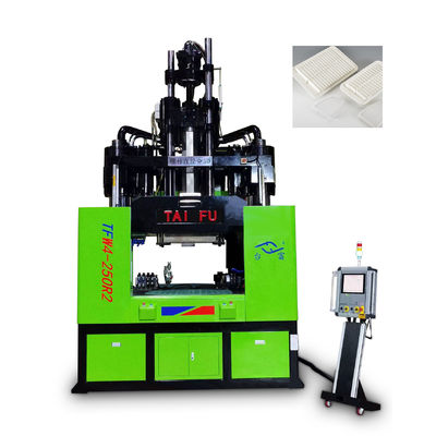 Máquina de moldeo por inyección vertical rotativa de 250 toneladas para hacer filtros