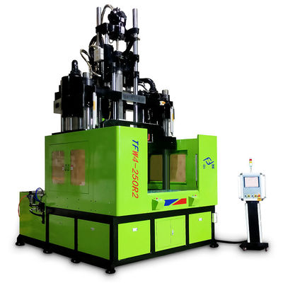 Máquina de moldeo por inyección vertical rotativa de 250 toneladas para hacer filtros