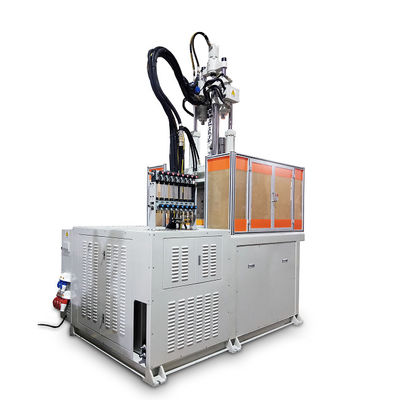 Máquina de moldeo por inyección de plástico rotativo vertical de 120 toneladas para la fabricación de marcos de cristal