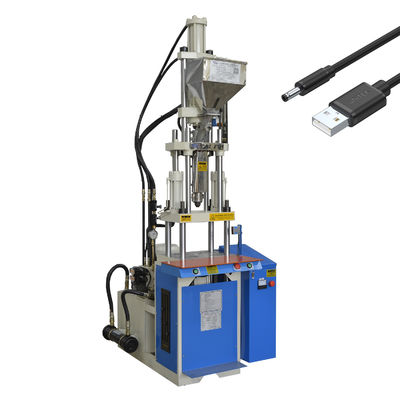 Máquina de fabricación de líneas de carga USB de buena calidad Máquina de moldeo por inyección vertical